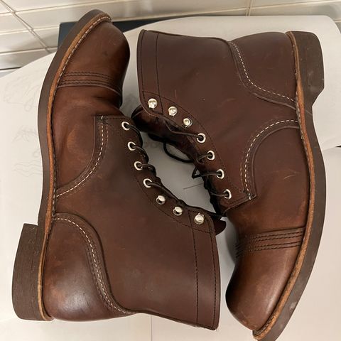 View photo of Red Wing Iron Ranger in S.B. Foot Amber Harness