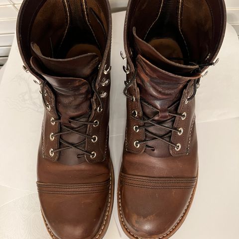 View photo of Red Wing Iron Ranger in S.B. Foot Amber Harness