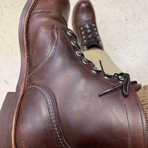 View photo of Red Wing Iron Ranger in S.B. Foot Amber Harness