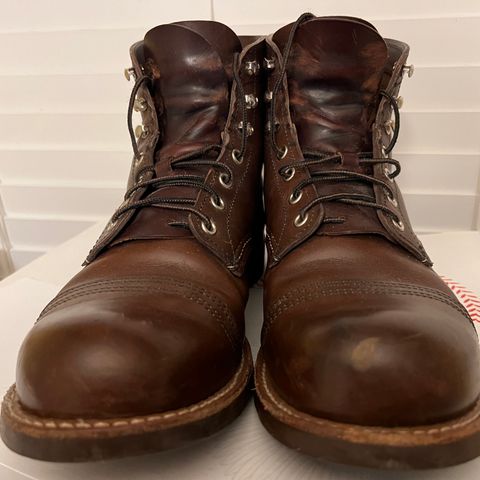 View photo of Red Wing Iron Ranger in S.B. Foot Amber Harness