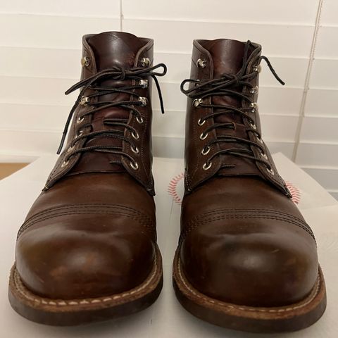 View photo of Red Wing Iron Ranger in S.B. Foot Amber Harness