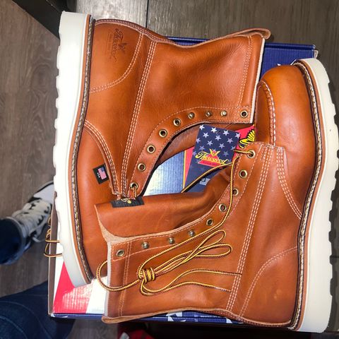 Thorogood 8" Moc Toe in Tobacco Gladiator Oil-Tanned