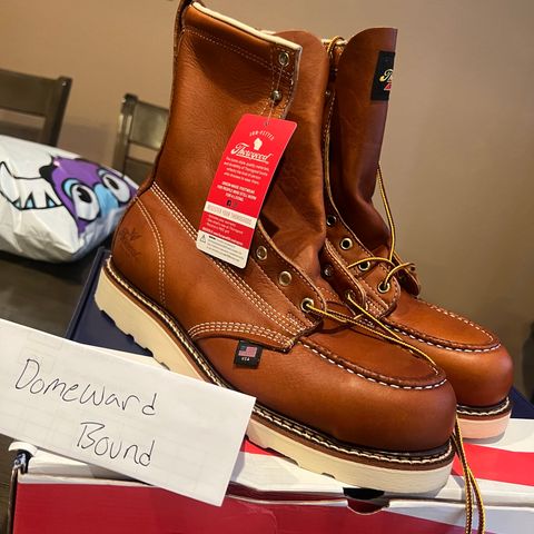 Thorogood 8" Moc Toe in Tobacco Gladiator Oil-Tanned