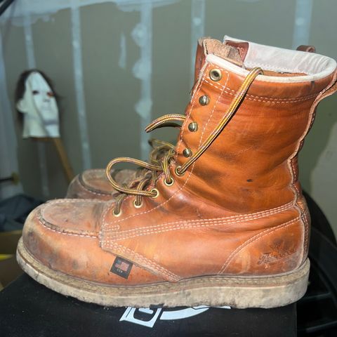 Thorogood 8" Moc Toe in Tobacco Gladiator Oil-Tanned