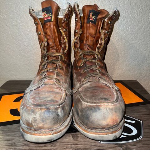 Thorogood 8" Moc Toe in Tobacco Gladiator Oil-Tanned