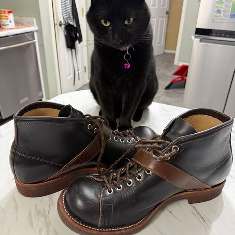 Dr. Sole Ski Boot in Horween Black Chromexcel