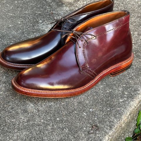 Alden 2-Eyelet Chukka in Horween Color 8 Shell Cordovan