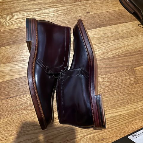 Alden 2-Eyelet Chukka in Horween Color 8 Shell Cordovan