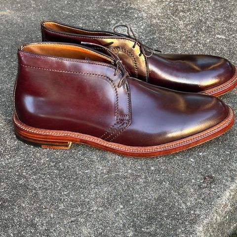 Alden 2-Eyelet Chukka in Horween Color 8 Shell Cordovan