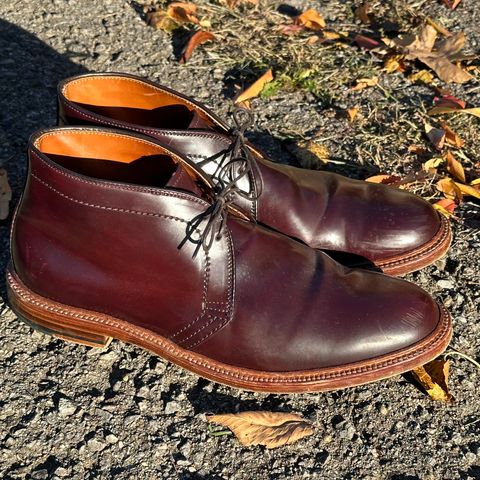 Alden 2-Eyelet Chukka in Horween Color 8 Shell Cordovan