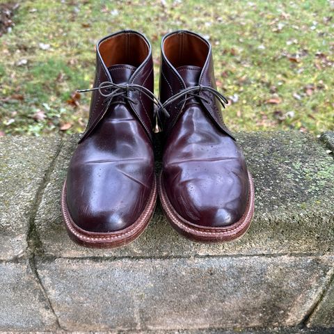Alden 2-Eyelet Chukka in Horween Color 8 Shell Cordovan