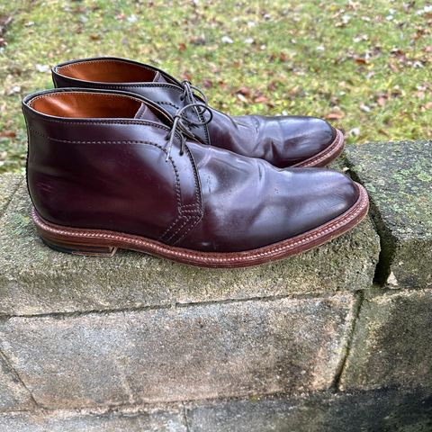Alden 2-Eyelet Chukka in Horween Color 8 Shell Cordovan