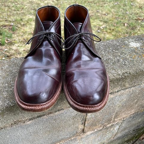 Alden 2-Eyelet Chukka in Horween Color 8 Shell Cordovan