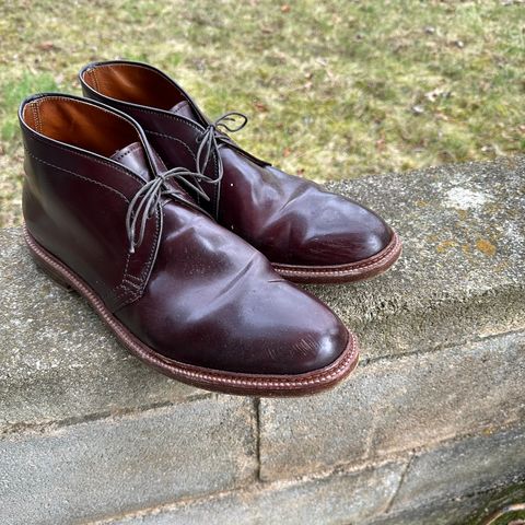 Alden 2-Eyelet Chukka in Horween Color 8 Shell Cordovan
