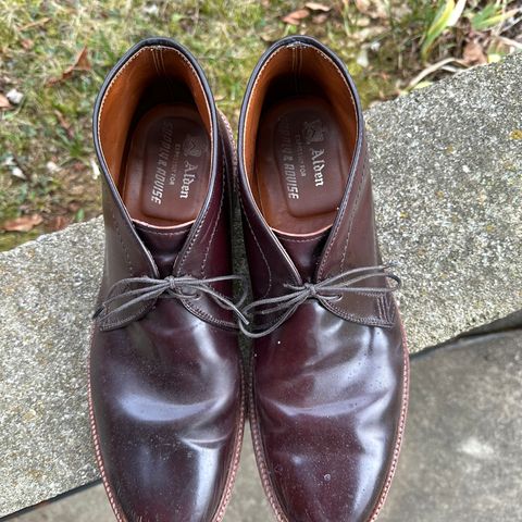 Alden 2-Eyelet Chukka in Horween Color 8 Shell Cordovan