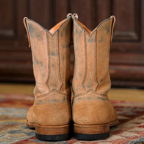 Unsung Jim Casy in Wickett & Craig Natural Latigo Roughout