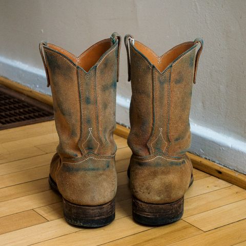 Unsung Jim Casy in Wickett & Craig Natural Latigo Roughout