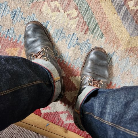 Clinch Hi-Liner in Wickett & Craig Black-Overdyed Latigo