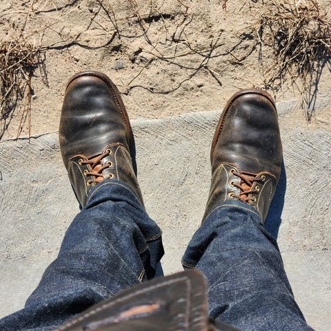 Clinch Hi-Liner in Wickett & Craig Black-Overdyed Latigo