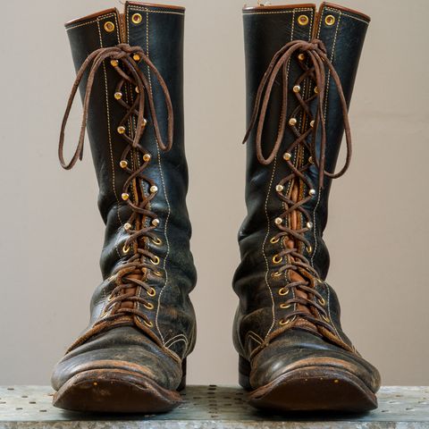 Clinch Hi-Liner in Wickett & Craig Black-Overdyed Latigo