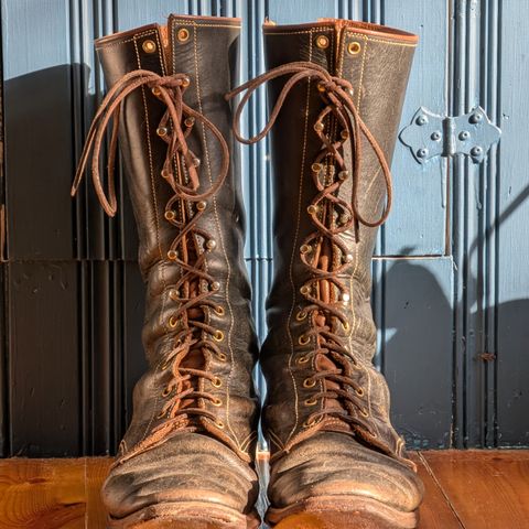 Clinch Hi-Liner in Wickett & Craig Black-Overdyed Latigo