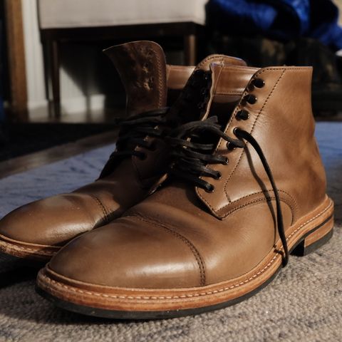 Oak Street Bootmakers Lakeshore Boot in Horween Natural Chromexcel