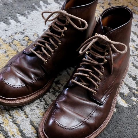 Search result thumbnail of Alden x Stitchdown “Otis” Indy in Brown Calfskin