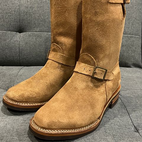 Wesco x Ship John Derroll Boot in Seidel British Tan Domain Roughout