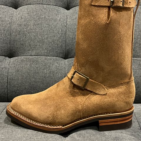 Wesco x Ship John Derroll Boot in Seidel British Tan Domain Roughout