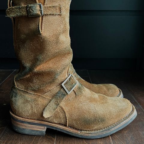 Wesco x Ship John Derroll Boot in Seidel British Tan Domain Roughout