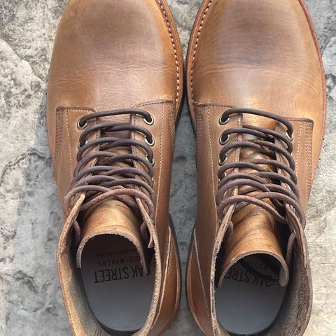 View photo of Oak Street Bootmakers Field Boot in Horween Natural Chromexcel