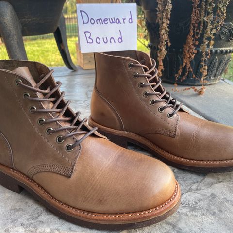 View photo of Oak Street Bootmakers Field Boot in Horween Natural Chromexcel