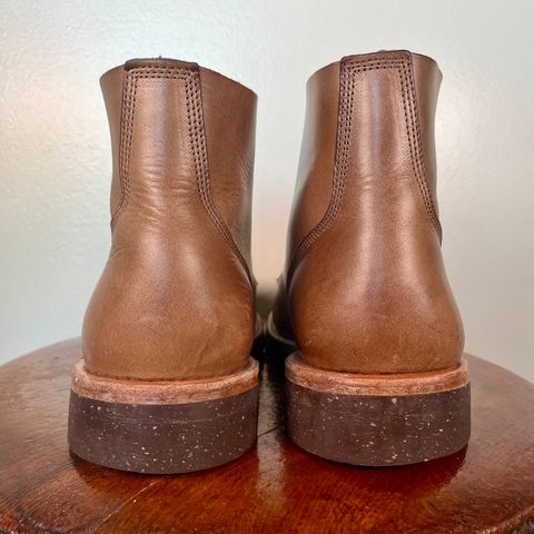 View photo of Oak Street Bootmakers Field Boot in Horween Natural Chromexcel