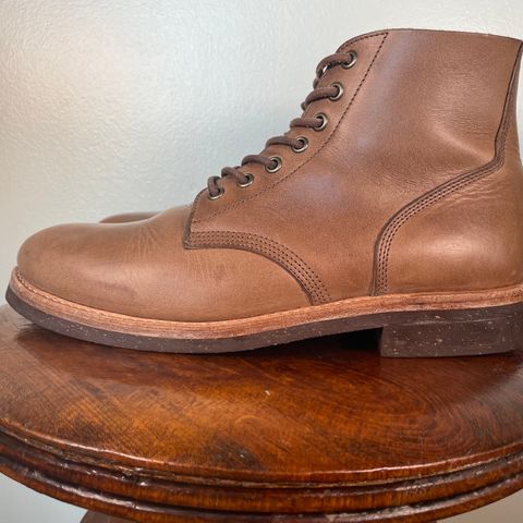 View photo of Oak Street Bootmakers Field Boot in Horween Natural Chromexcel