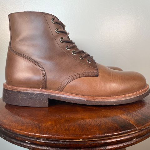 View photo of Oak Street Bootmakers Field Boot in Horween Natural Chromexcel