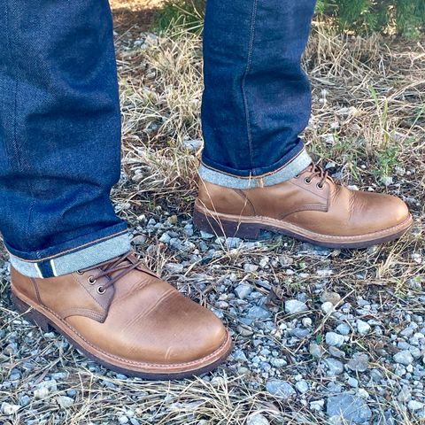 View photo of Oak Street Bootmakers Field Boot in Horween Natural Chromexcel