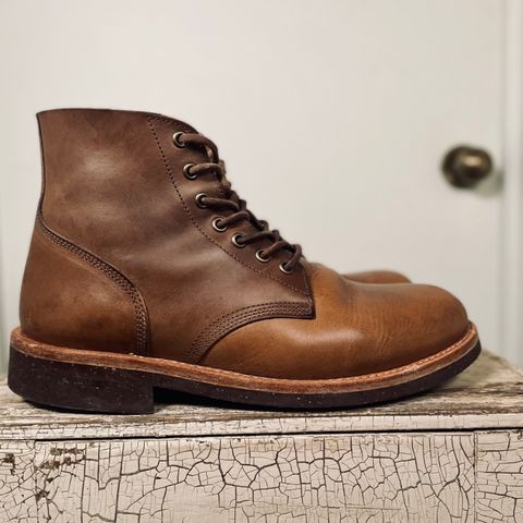 View photo of Oak Street Bootmakers Field Boot in Horween Natural Chromexcel