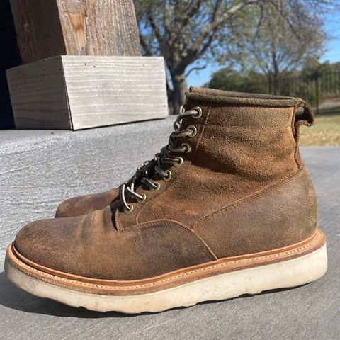 View photo of Viberg Scout Boot in Rawhide Waxy Commander - Charles F. Stead & Co Ltd.