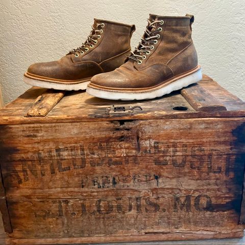 View photo of Viberg Scout Boot in Rawhide Waxy Commander - Charles F. Stead & Co Ltd.