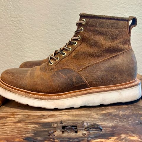 View photo of Viberg Scout Boot in Rawhide Waxy Commander - Charles F. Stead & Co Ltd.