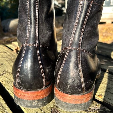 Quan Shoemaker Unknown Model in Maryam Black Horsebutt
