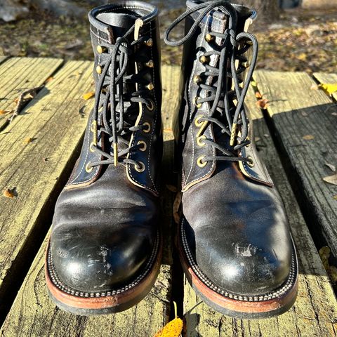 Quan Shoemaker Unknown Model in Maryam Black Horsebutt