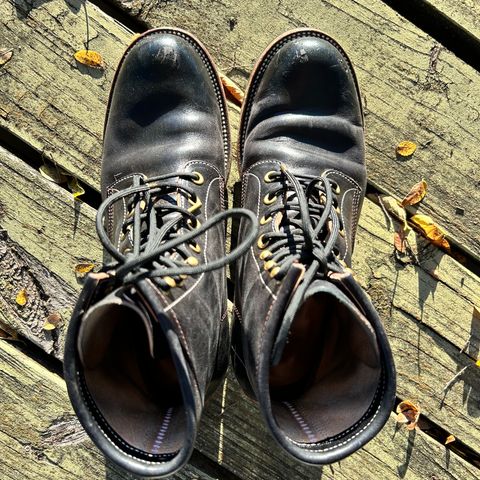 Quan Shoemaker Unknown Model in Maryam Black Horsebutt