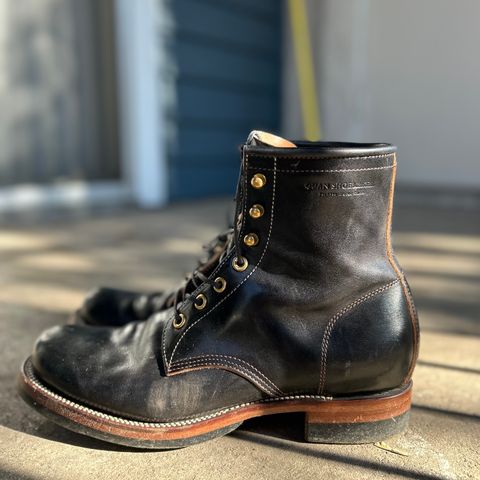 Quan Shoemaker Unknown Model in Maryam Black Horsebutt