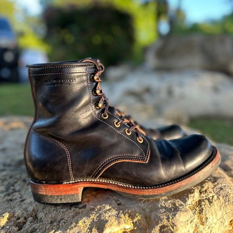 Quan Shoemaker Unknown Model in Maryam Black Horsebutt