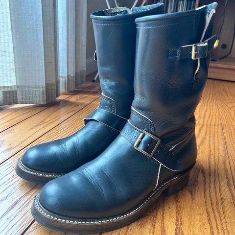 John Lofgren Wabash Engineer Boots in Black