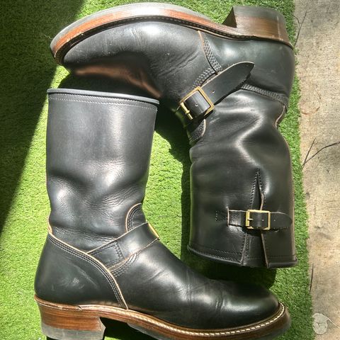 John Lofgren Wabash Engineer Boots in Black