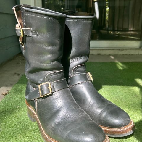 John Lofgren Wabash Engineer Boots in Black