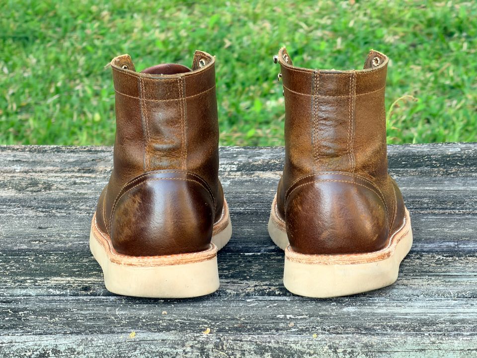 Oak Street Bootmakers Trench Boot in Horween Cinnamon Waxed Flesh ...